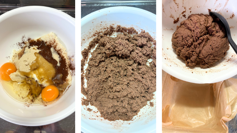 生おから蒸しケーキの作り方｜材料を混ぜて生地をまとめるまでの工程